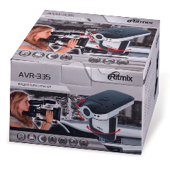 Упаковка видеорегистратора Ritmix AVR-335