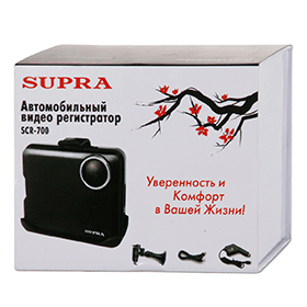 Упаковка видеорегистратора SUPRA SCR-700