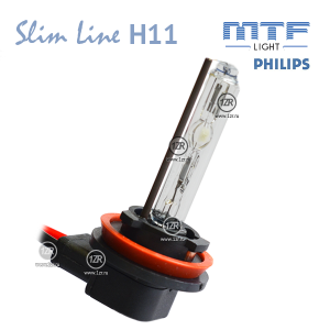 Ксенон MTF-Light Slim Line с колбами Philips H8/H9/H11 (4300K)