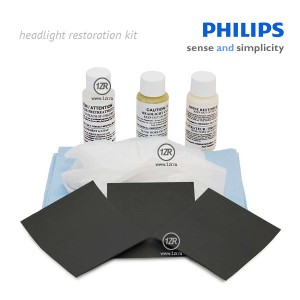 Набор для восстановления прозрачности фар Philips headlight restoration kit