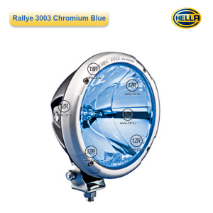 Фара дальнего света Hella Rallye 3003 Blue Chrome, с габаритным огнем (Ref. 50)