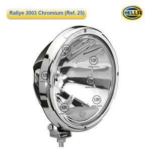 Фара дальнего света Hella Rallye 3003 Chrome, с габаритным огнем (Ref. 25)