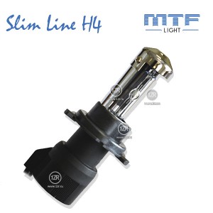 Биксенон MTF-Light Slim Line с доп. проводом и обманками H4 (4300K)