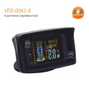 Парктроник SVS VFD-0042-8 (серебристые датчики)